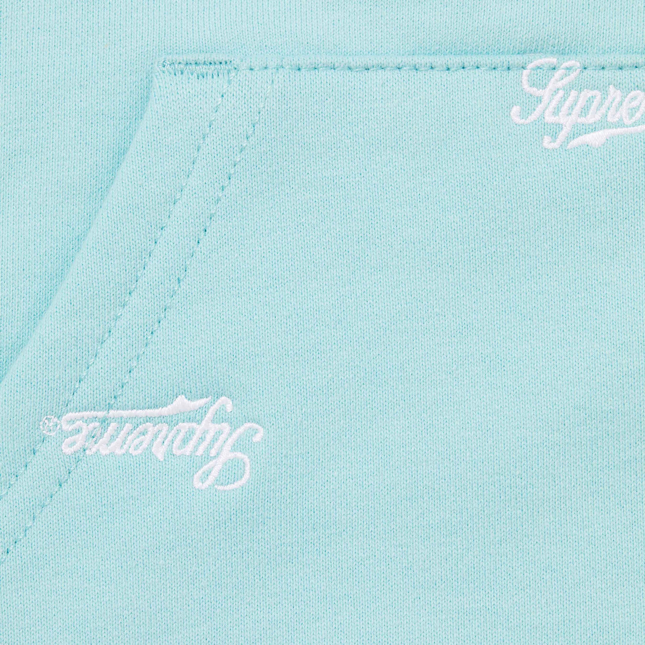 Repeat Script Zip Up Hooded Sweatshirt view 9